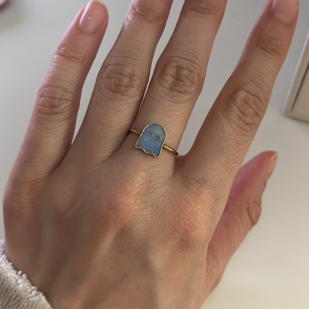 Ghost Ring | The Six Of Cups Blue Opal Ghost | Sp… - image 7